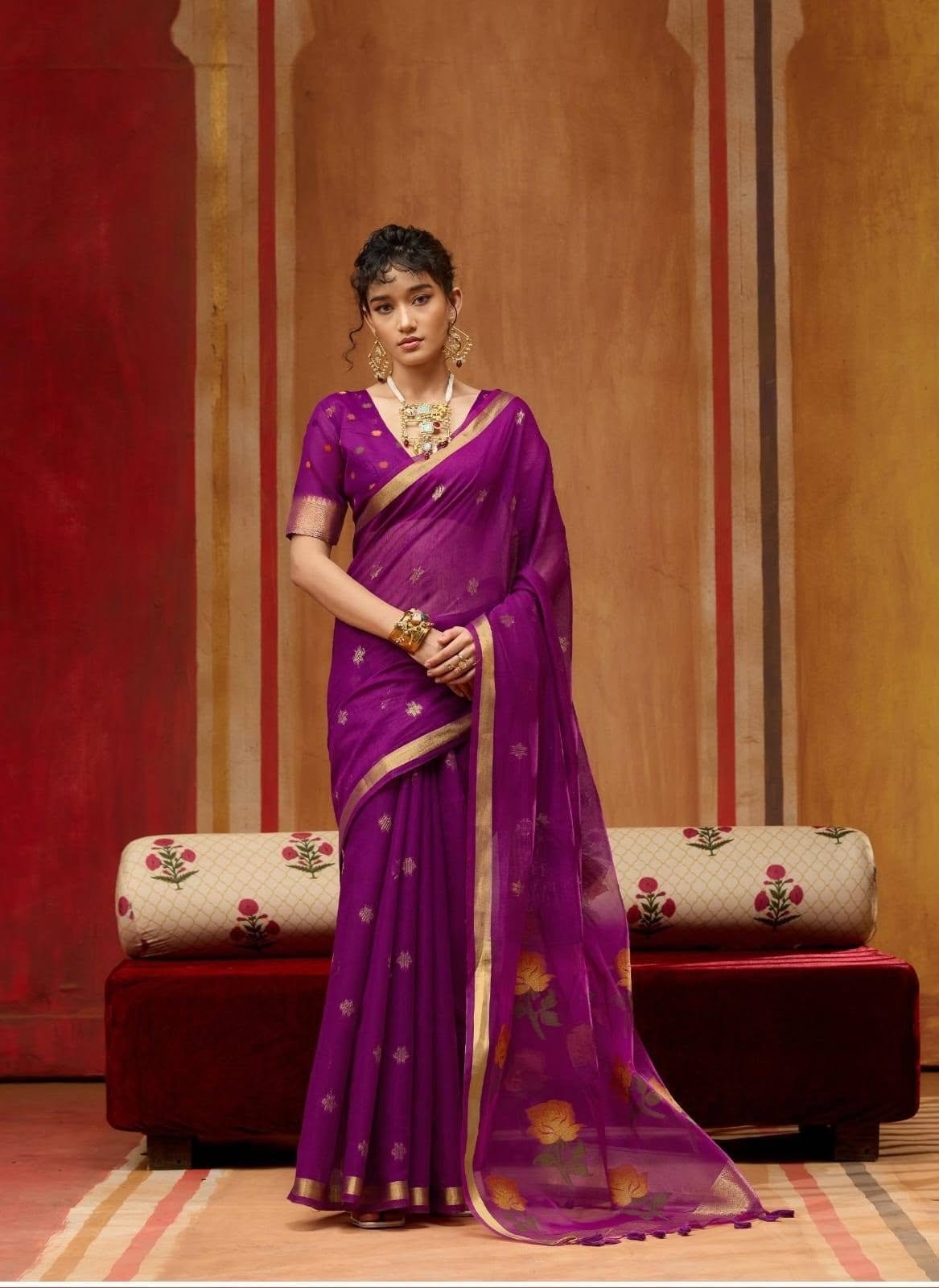 Printed Saree