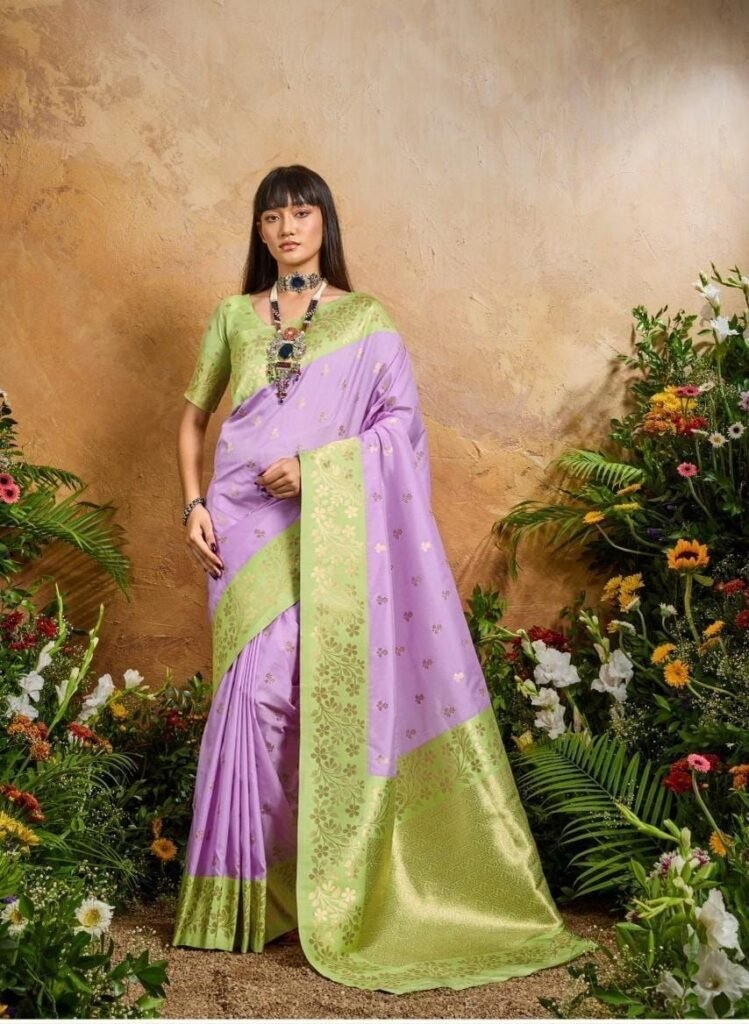 Dupiyan Silk Banarashi Jori Weaving Saree.