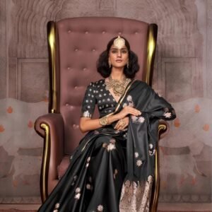 Munga Malbari Silk Jori Handwoven Saree
